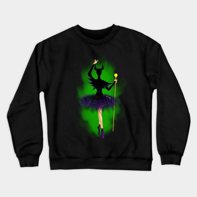 Dark Fairy Crewneck Sweatshirt by amadeuxway